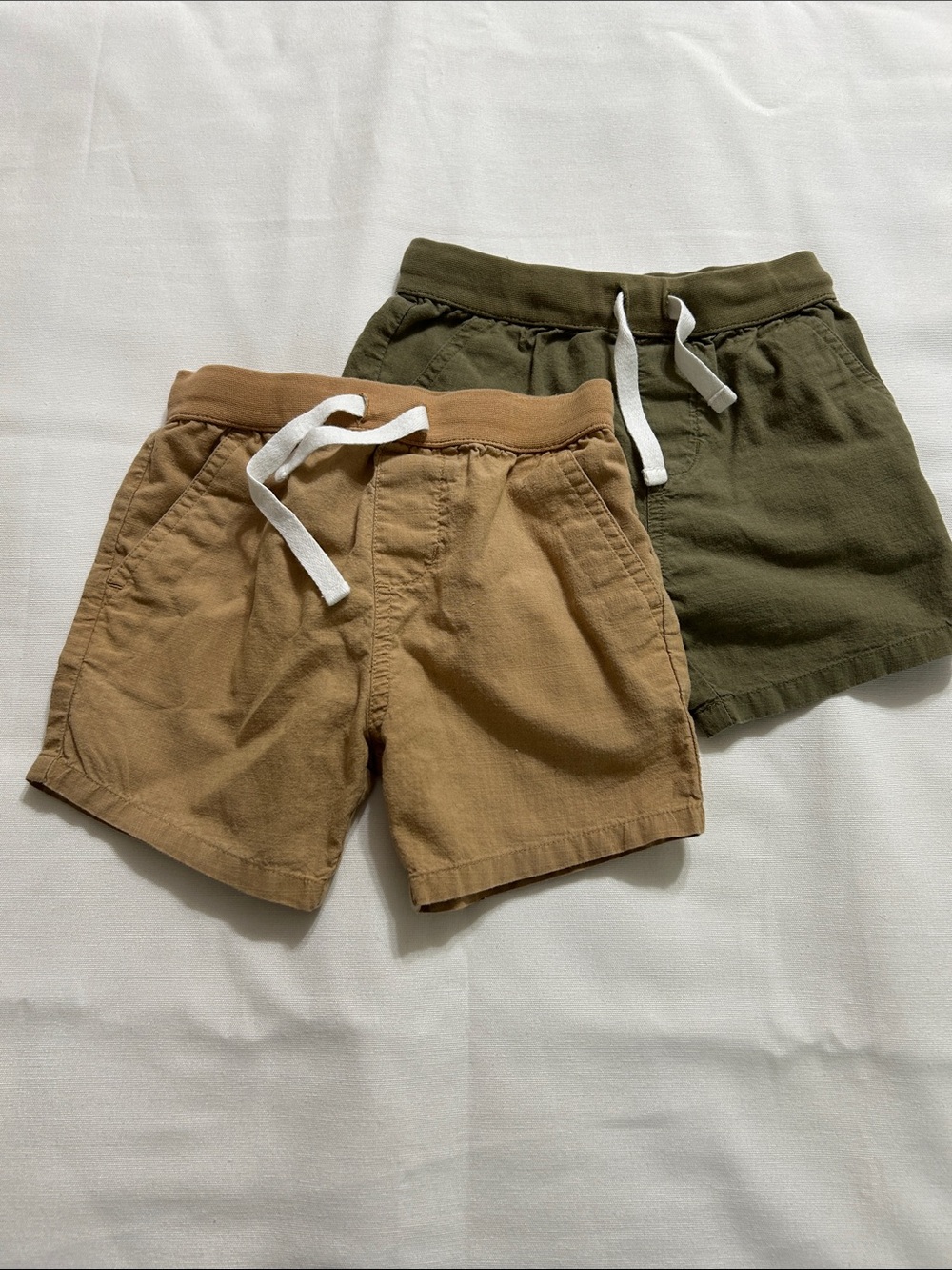 Hanna Andersson cotton shorts, toddler boy, size 2 (two pair)